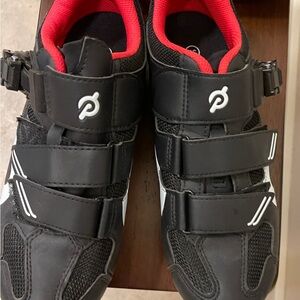 Peloton Black and Red Cycling Shoes size 12 1/2 or Men’s 46